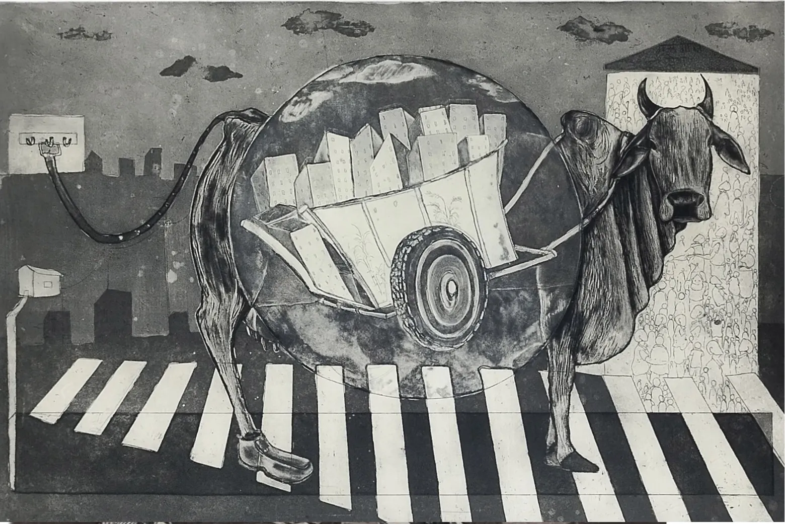 Cow in City VI